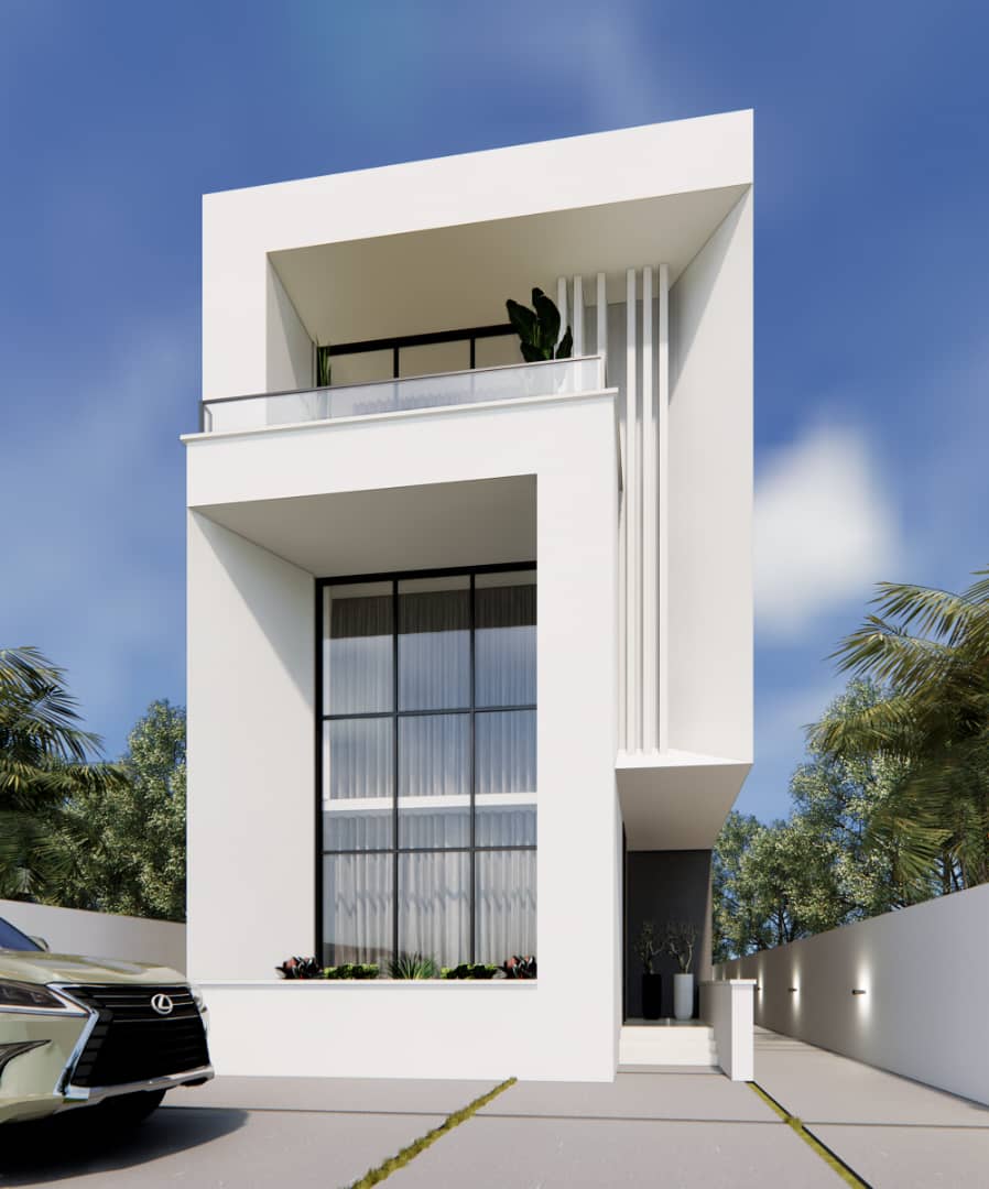 Fully Detached 4-Bedroom Luxury Smart Duplex with a Room BQ